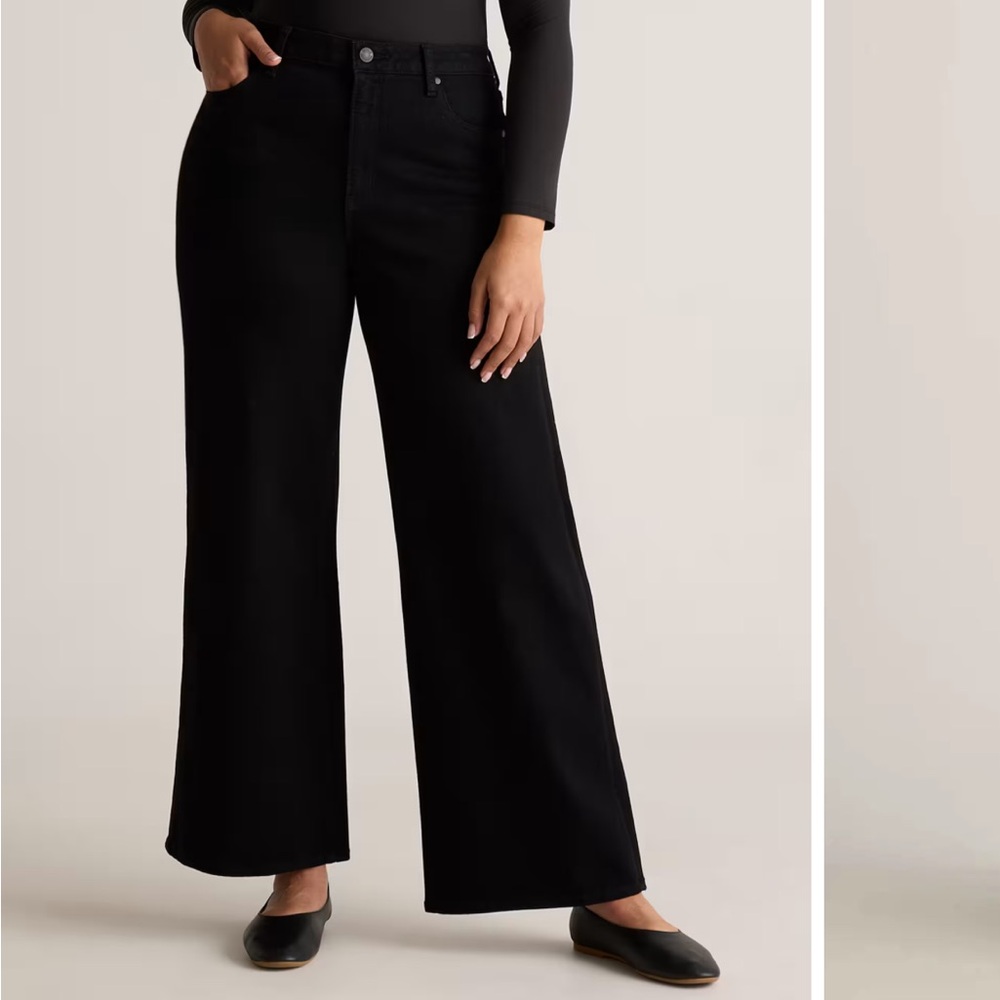 Quince Bella stretch Wide Leg Jeans